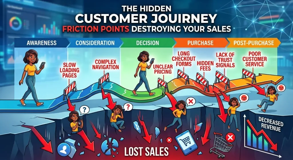 The Hidden Customer Journey Friction Points Destroying Your Sales